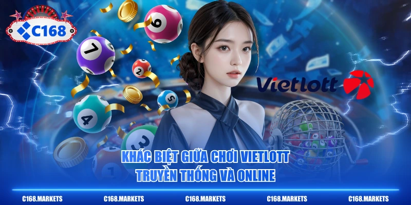 Khác biệt giữa chơi Vietlott truyền thống và online